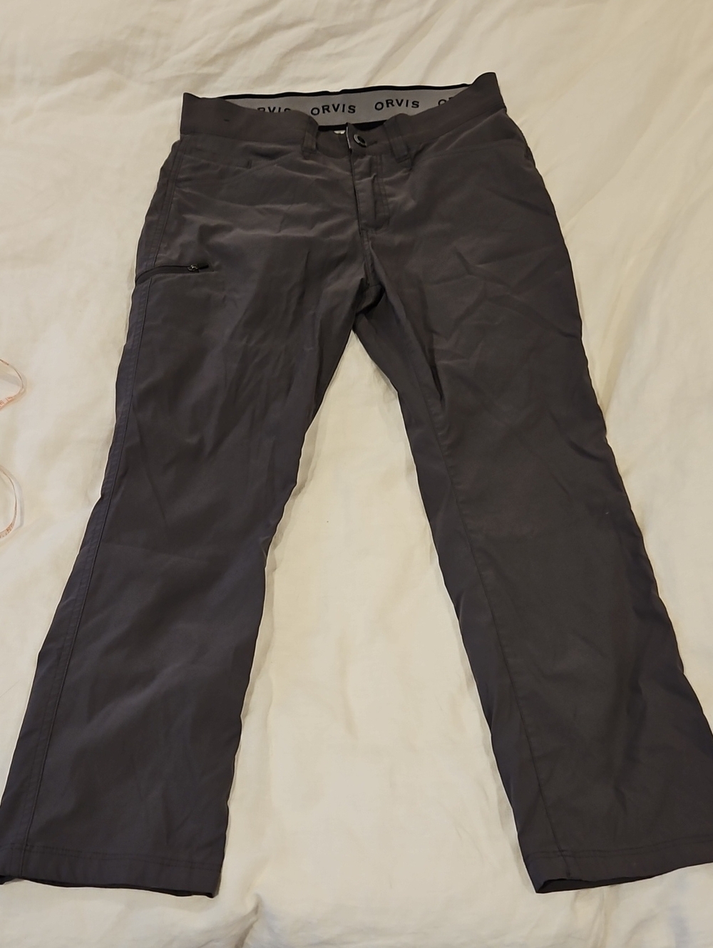 Orvis Men’s Dark Gray Cargo Travel Pants
